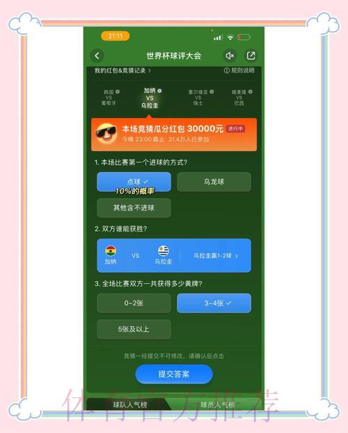 世界杯竞猜平台移动端用户操作体验评测